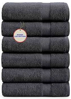 Amazon.com: KAHAF COLLECTION 100% Cotton Bath Towels, 24x48